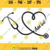 Heart Stethoscope SVG Stethoscope SVGEssential Worker SvgDoctor SvgNurse SVG Stethoscope Clipart Vector ShirtDXF Eps Jpg Hospital nurse