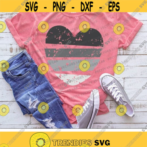 Heart Svg Grunge Heart Svg Valentines Day Cut Files Love Clipart Distressed Valentine Svg Dxf Eps Png Woman Design Silhouette Cricut Design 2356 .jpg