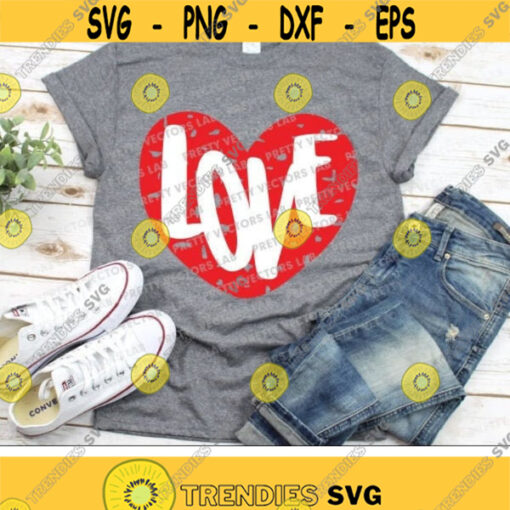 Heart Svg Love Svg Valentines Day Svg Grunge Heart Cut File Love Clipart Valentine Svg Dxf Eps Png Distressed Svg Silhouette Cricut Design 2345 .jpg