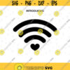 Heart Wifi SVG. Wifi Cricut. Wifi Vector. Wifi Svg. Wifi Password Sign. Wifi Silhouette. Wifi Logo. Wifi icon. Wifi Png. Internet sign. EPS.