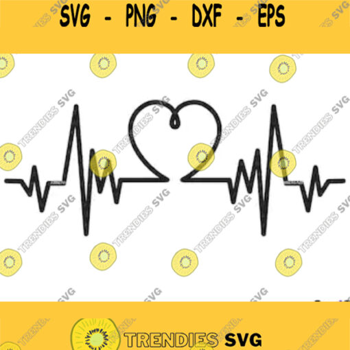 Heart beat SVG Ekg svg Heartbeat Clipart Vector Cut files Circut Heartbeat svgHealthcare svg Heartbeat line svg Nurse lifePulse Iron