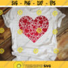 Heart svg Valentines Day svg Heart of Hearts svg Love svg Mosaic Heart svg Valentine svg png dxf Print Cut File Cricut Silhouette Design 63.jpg