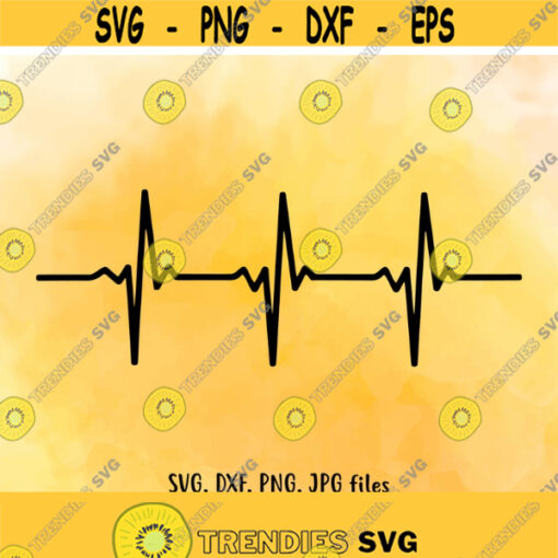 Heartbeat SVG Heartbeat Graphic Heartbeat PNG Patient Heart Doctor Nurse Heart Rate SVGs Cricut Cut File Silhouette Cricut File Design 222