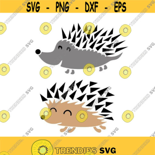 Hedgehog Animal Cuttable Design SVG PNG DXF eps Designs Cameo File Silhouette Design 595
