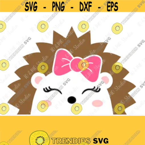 Hedgehog SVG Cute Hedgehog Face Svg Hedgehog Clip Art Hedgehog Face SVG Cute Head SVG Cricut Silhouette Cut File Chevrons