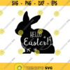 Hello Easter SVG Easter SVG Bunny svg Easter Bunny svg Rabbit svg Easter Clipart SVG Files for Cricut Silhouette Files