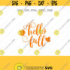 Hello Fall Svg Fall Svg Fall Wreath Svg Fall Harvest SVG Pumpkin Svg Fall Clipart Thanksgiving SVG Cricut Silhouette Cut Files