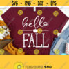Hello Fall Svg Fall Svg Files Autumn Svg Commercial Use Svg Dxf Eps Png Silhouette Cricut Digital Fall Shirt Harvest Svg Fall Mug Design 441