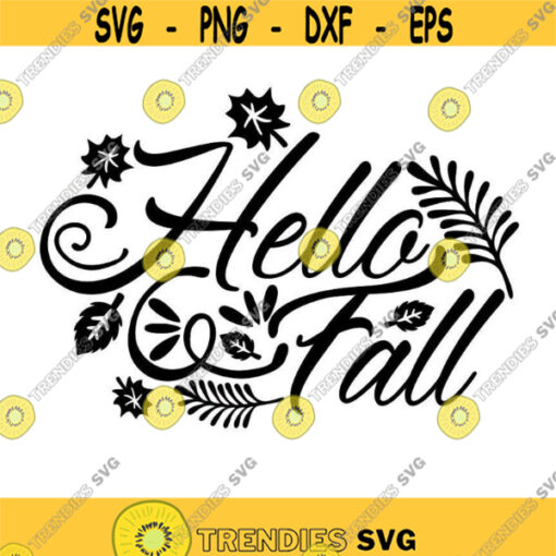 Hello Fall Svg Porch Sign Svg Welcome Svg Welcome Fall Svg Vertical Sign Svg Welcome to our Home Svg Cut Files for Cricut Png