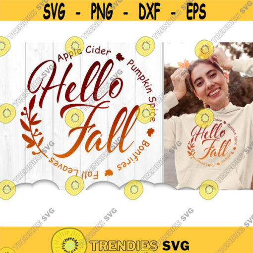 Hello Fall Vibes Svg Bundle Fall Svg Files For Cricut Fall Rounds Svg Bundle Pumpkin Svg Hello Fall Svg Fall Vibes Svg Cut Files .jpg