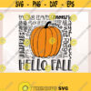 Hello Fall svg Fall Pumpkin svg Fall Shirts svg Hello Pumpkin Fall Vibes svg Thanksgiving svg Autumn svg Bonfire svg Happy Fall svg