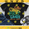 Hello First Grade Svg Back To School Svg 1st Grade Svg Dxf Eps Png Teacher Cut Files School Shirt Design First Day Silhouette Cricut Design 2197 .jpg