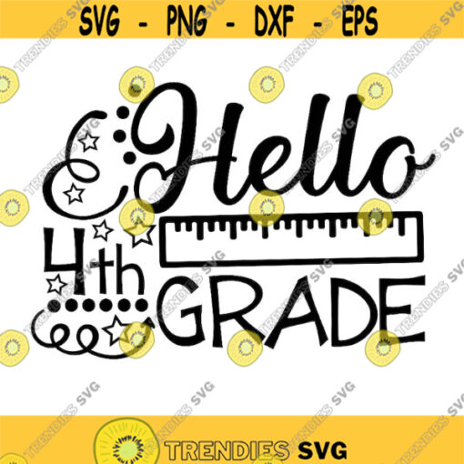 Hello First Grade Svg Back to School Svg Girl 1st Grade Boy 1st Grade Shirt Svg First Grader Svg Teacher Svg Files for Cricut Png