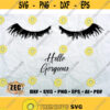Hello GorgeousSVG DXF Eps Printable files Sihlouette files Vector filesDigital Download Design 975