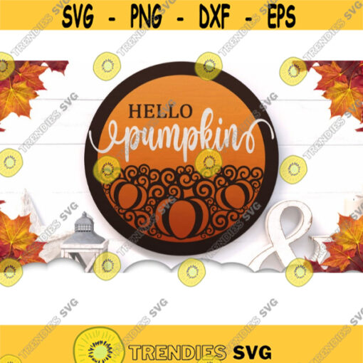 Hello Pumpkin SVG Fall Pumpkin Svg Files For Cricut Fall Svg Pumpkin Clipart Fall Shirt Svg Hello Pumpkin Fall Iron On Transfer Design 10506 .jpg
