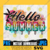 Hello Summer PNG Files for Sublimation Summer Png Summer Shirt Beach Life Png Lake Life Png Summer Sunset Png Hot Mom Summer Png 753 copy