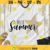 Hello Summer SVG Summer shirt SVG Beach summer digital cut files