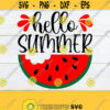 Hello Summer Summer Summer svg Summer Vacation Watermelon svg Summer Decor SVG Cute Summer svg Summer Time Sweet SummerCut FileSVG Design 313