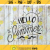Hello Summer Svg Summer svg Vacation svg cricut file clipart svg png eps dxf Design 540 .jpg