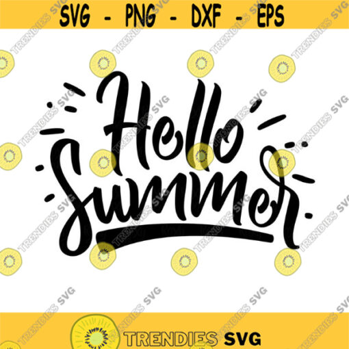 Hello Summer svg Summer svg Summer Sign svg Summer svg Files Summer svg Files for Cricut svg Files dxf png