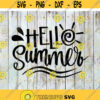 Hello Summer svg summer svg vacation svg cricut file clipart svg png eps dxf Design 549 .jpg