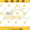 Hello Sunshine Sun SVG Summer SVG Sunshine Svg Hello Svg Sunny Summer Svg Sun Svg Summer Sign Svg Summer Shirt Svg Sunshine Sign Svg Design 127