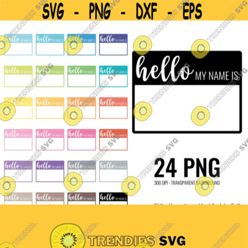 Hello my name is PNG Clipart. Baby Name Tag File. Newborn Sign Photo Prop Card Rainbow School Labels Clip Art Printable Planner Stickers Design 573