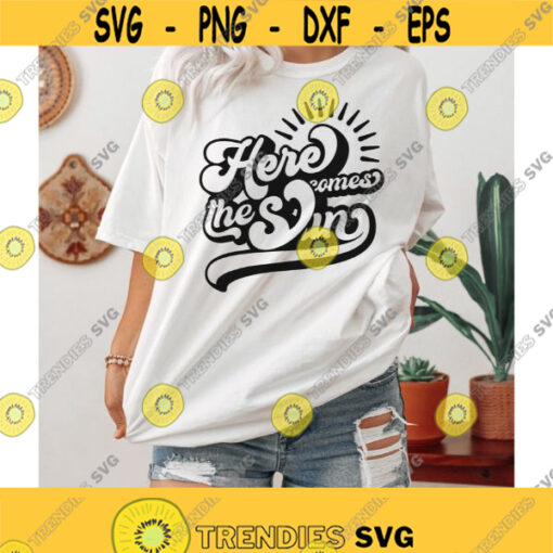 Here comes the sun svg Summer time svg Summer shirt svg Beach life svg Summer Quote svg Vacation svg beach vibes svg Png Dxf Cricut Design 214
