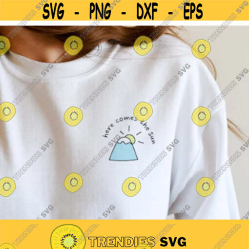 Here comes the sun svg minimal svg Summer time svg Summer shirt gift svg Beach life svg Summer Quote svg Vacation svg beach vibes svg Design 45