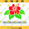 Hibiscus Flower Digital Download SVG EPS PNG jpg dwg Digital Download Digital Vector Clipart Print Vinyl Decal Design 1867