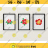Hibiscus Flower SVG EPS JPG png dwg Digital Download Digital Vector Clipart Print Vinyl Decal Design 1889