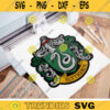 High Detail Slytherin Uniform Emblem Color Hogwards Badge SVG Cut File Vector Slytherin Crest Clipart Harry Potter House Crest