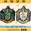 High Detail Snake Uniform Emblem School of Magic SVG Cut File Vector Snake Crest Clipart Color Snake House Crest
