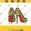 High Heels Leopard cheetah print svg High Heels SVG Beauty Glamour Svg Womens Shoes svg jpg png dxf SVG FOR Silhouette cricut Design 216