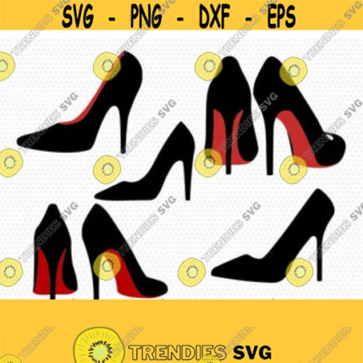 High Heels SVG High Heels Beauty Glamour Svg Womens Shoes svg High Heels jpg png dxf Silhouette cricut Design 1