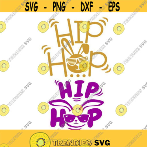 Hip Hop Bunny Face Easter Rabbit Cuttable Design Pack SVG PNG DXF eps Designs Cameo File Silhouette Design 1521