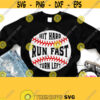 Hit Hard Run Fast Turn Left Svg Baseball Svg Baseball Shirt Svg Baby Boy Kid Adult Dad Design Baseball Saying Svg Cricut Silhouette Design 138