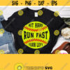 Hit hard Run Fast Turn Left Svg Softball Svg Softball Ball with Motivational Saying svg Softball Shirt Svg for Cricut Silhouette dxf Design 149