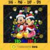 Ho Ho Ho Mickey Minnie PNG Mickey Santa Mouse Ears Christmas Gifts Sublimated Printing Svg File For Cricut