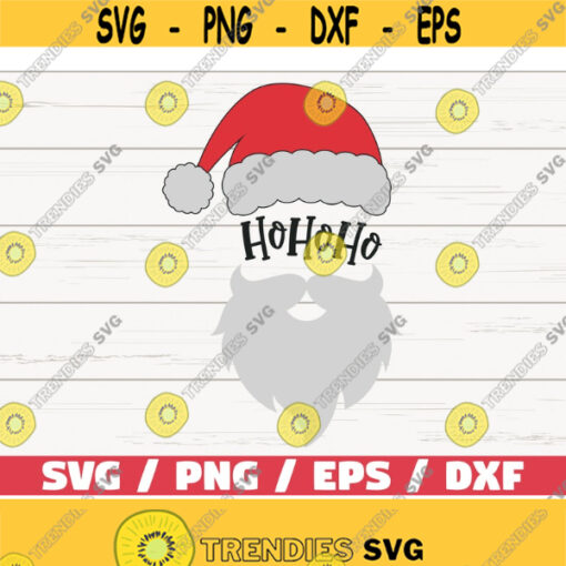 Ho Ho Ho SVG Cut File Cricut Commercial use Silhouette DXF file Holiday Svg Winter Svg Santa Claus Svg Christmas Shirt Design 477