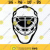 Hockey Goalie Mask SVG File for Cricut Hockey Logo Vector Images Sports Clip Art Ice Hockey svg Eps Png sports mask Design 85