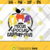 Hocus Pocus Everybody Focus SVG Teachers Sanderson Sisters Funny Halloween Shirt SVG Cut File For Cricut Silhouette Cameo Design 357