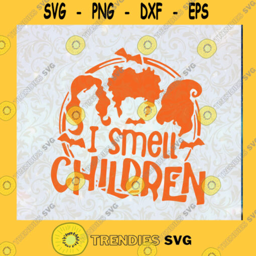 Hocus Pocus I Smell Children SVG Halloween SVG DXF EPS PNG Cutting File for Cricut Svg file Cutting Files Vectore Clip Art Download Instant