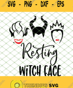 Hocus Pocus Resting Witch Face SVG PNG DXF EPS 1