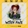 Hocus Pocus Sanderson Witches Resting Witch Face Halloween Inspired Cutting File in SVG EPS DXF PNG