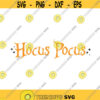 Hocus Pocus svg FIles Halloween svg Files for Cricut. Hocus Pocus Clipart PNG FIle.