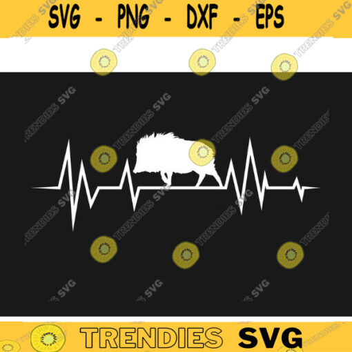 Hog Hunting SVG Heartbeat Hog hunting svg Hunting svg deer hunting svg for lovers Design 476 copy