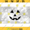 Holiday Clip Art Halloween Style Easy Smiling Carved Pumpkin Face or Jack o Lantern with Triangle Features Digital Download SVG PNG Design 1189