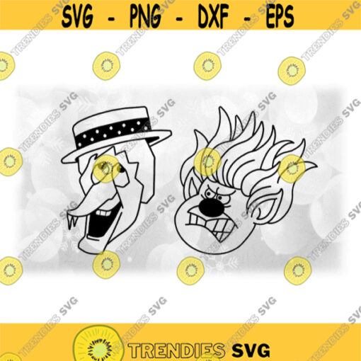 Holiday Clip Art Snow Miser Heat Miser Miser Brothers Mother Natures Sons The Year without Santa Claus Digital Download SVG PNG Design 601