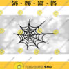 Holiday Clipart Fall or Halloween Simple Black Spooky Spider Web Pattern for Decorations at Home Work School Digital Download SVG PNG Design 1487
